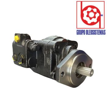 BOMBA DE ENGRANES PARKER JONH DEERE(AT169030)(AT183664)(AT317640)(2 SALIDAS )