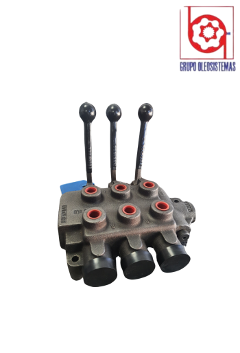 VALVULA DIRECCIONAL PARKER MANUAL DE 3 SECCIONES MONOBLOCK (SP-4-4-4-HP)