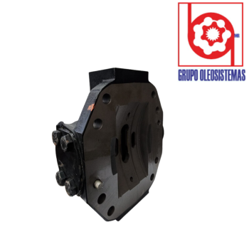 TAPA TRASERA MOTOR REXROTH A6VM107 PUERTOS MILIMETRICOS