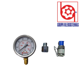 MALETIN DE MANOMETROS INF. 2 PZ ,MANGUERA, Y ADAPTADOR