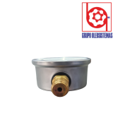 MANOMETRO 0 A 100 PSI CARATULA 2-1/2″ INFERIOR DE 1/4 NPT