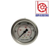MANOMETRO 0 A 5000 PSI CARATULA 2-1/2" POSTERIOR DE 1/4 NPT