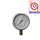 MANOMETRO 0 A 100 PSI CARATULA 2-1/2″ INFERIOR DE 1/4 NPT
