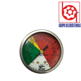 MANOMETRO DE SATURACION CARATULA 1-1/2" POSTERIOR DE 1/8 NPT