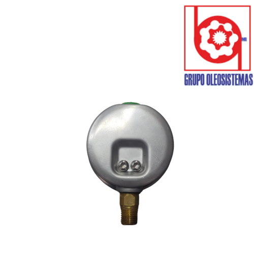 MANOMETRO 0 A 100 PSI CARATULA 2-1/2″ INFERIOR DE 1/4 NPT