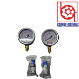 MALETIN DE MANOMETROS INF. 2 PZ ,MANGUERA, Y ADAPTADOR