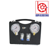 MALETIN DE MANOMETROS INF. 2 PZ ,MANGUERA, Y ADAPTADOR