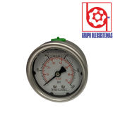 MANOMETRO 0 A 1000 PSI CARATULA 2-1/2" POSTERIOR DE 1/4 NPT (O.E.M.)