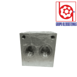 PLACA DE MONTAJE CETOP 3 ELECTROVALVULA DE ALIVIO