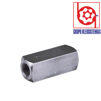 VALVULA CHECK PARKER DE 1/4″ ACERO