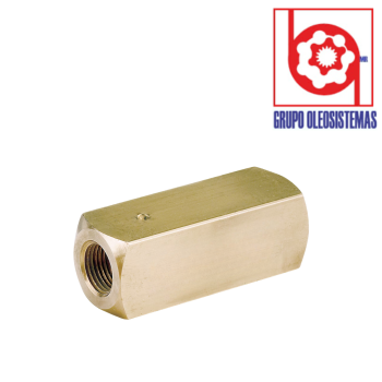 VALVULA CHECK PARKER DE 3/8 NPTF DE BRONCE