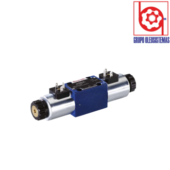VALVULA DIRECCIONAL REXROTH CETOP 3 CENTRO H 24V DIN, 4WE6H6X/EG24N9K4