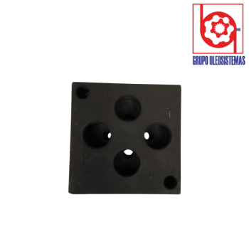 PLACA BASE INTERNACIONAL ELECTROVALVULA CETOP 3 3/8