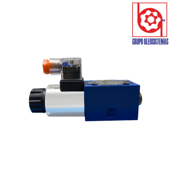 ELECTROVALVULA CETOP 3 CENTRO SIMPLE BOBINA 24 V.