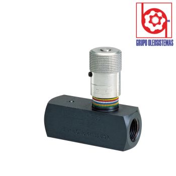 VALVULA DE CONTROL RESEMIN (0404 33008) DE FLUJO 1/2 BSPP