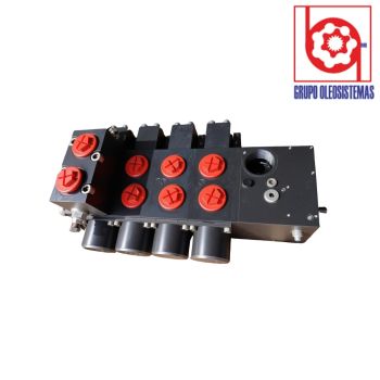 BANCO DE VALVULAS CORTECH (12CSD4X02020W11)  4 SECCIONES + RETENCIONES