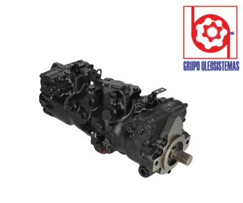 BOMBA DE PISTONES BOBCAT (6671021) DOBLE CONTROL MANUAL SAUER DANFOSS MP