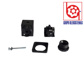 CONECTOR DIN PARKER 12/240 V AC/DC S/LUZ