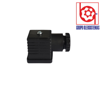 CONECTOR DIN PARKER 12/240 V AC/DC S/LUZ