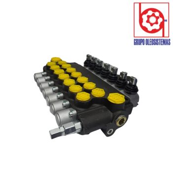 VALVULA DIRECCIONAL RODPOWER MANUAL 7 SECCION 80 L/MIN