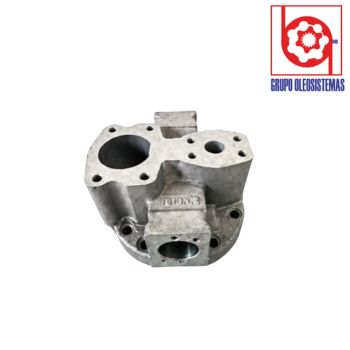 TAPA HITACHI HPV145 TRASERA PUERTOS LATERALES