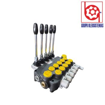 VALVULA DIRECCIONAL RODPOWER MANUAL 5 SECCION 80 L/MIN