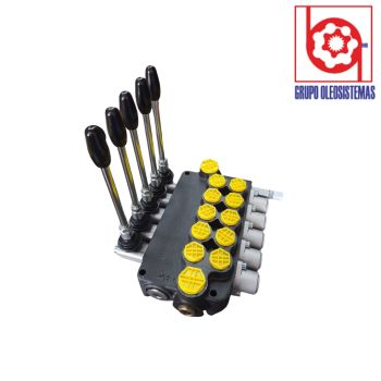 VALVULA DIRECCIONAL RODPOWER MANUAL 5 SECCION 80 L/MIN