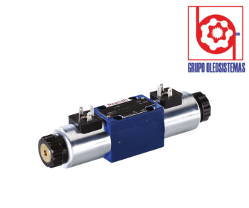 ELECTROVALVULA DIRECCIONAL REXROTH 24 VOLTS (4 VIAS/2 POSICIONES)