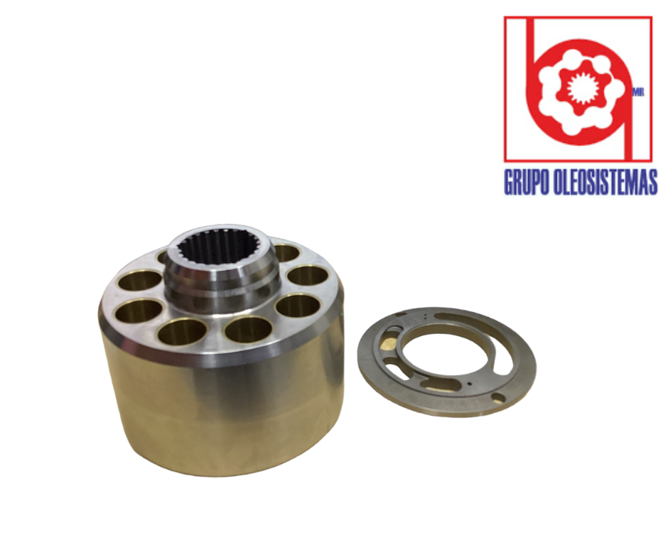 BLOCK DE PISTONES RODPOWER HPR130/160 CON PLATO VALVULA RH