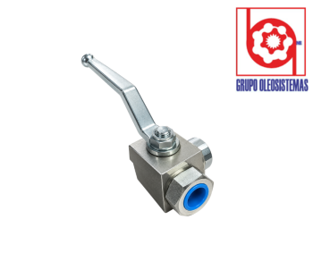 VALVULA DE BOLA PARKER DE 3 VIAS DE 3/4 NPT