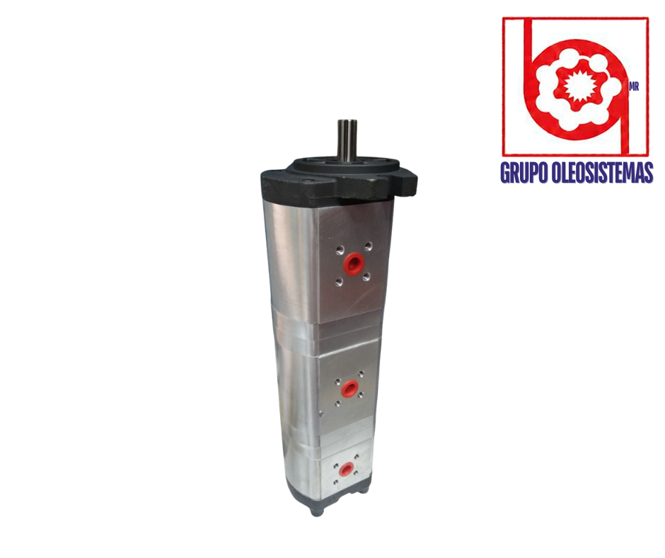 BOMBA DE ENGRANES RODPOWER 31CC+31CC+11CC TRIPLE