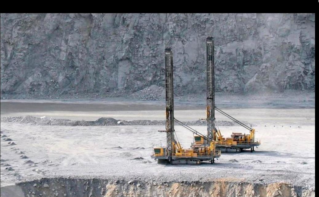 Perforadoras rotativas en minería a cielo abierto