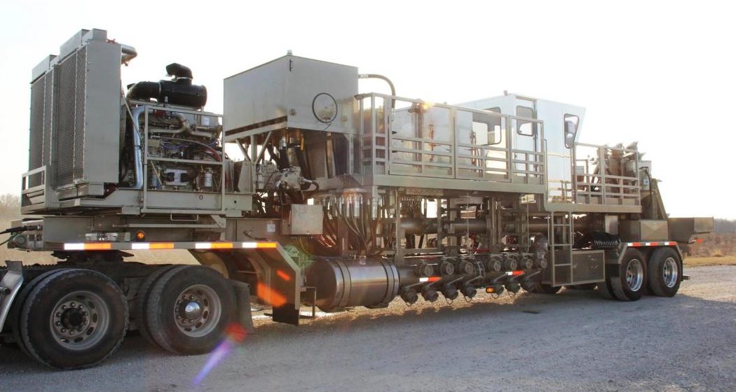 Camión de fracturamiento para la industria petrolera